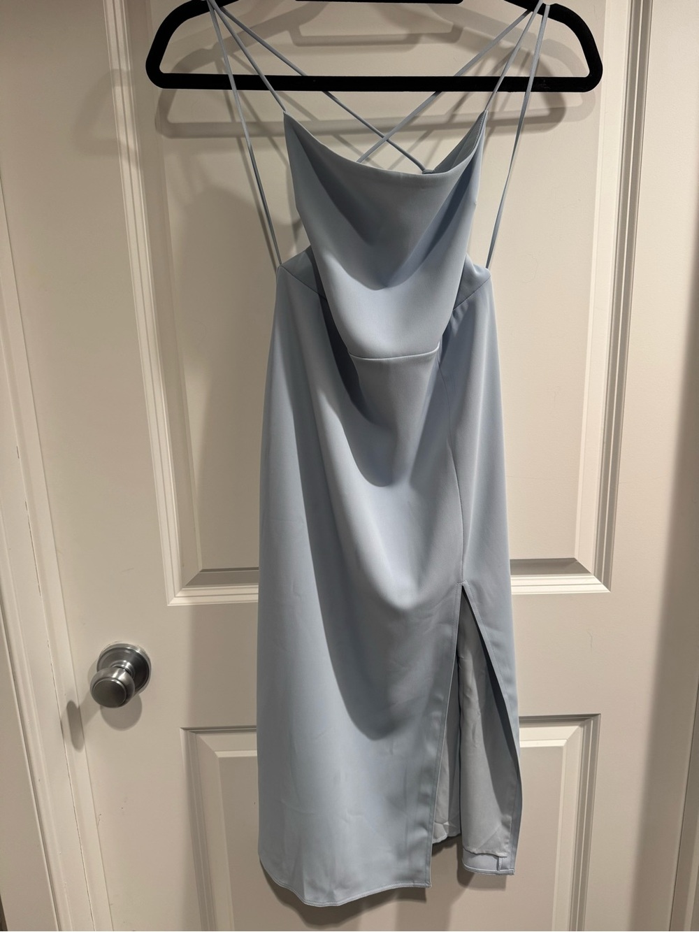Babaton Dew Blue Success Midi Dress Size 0